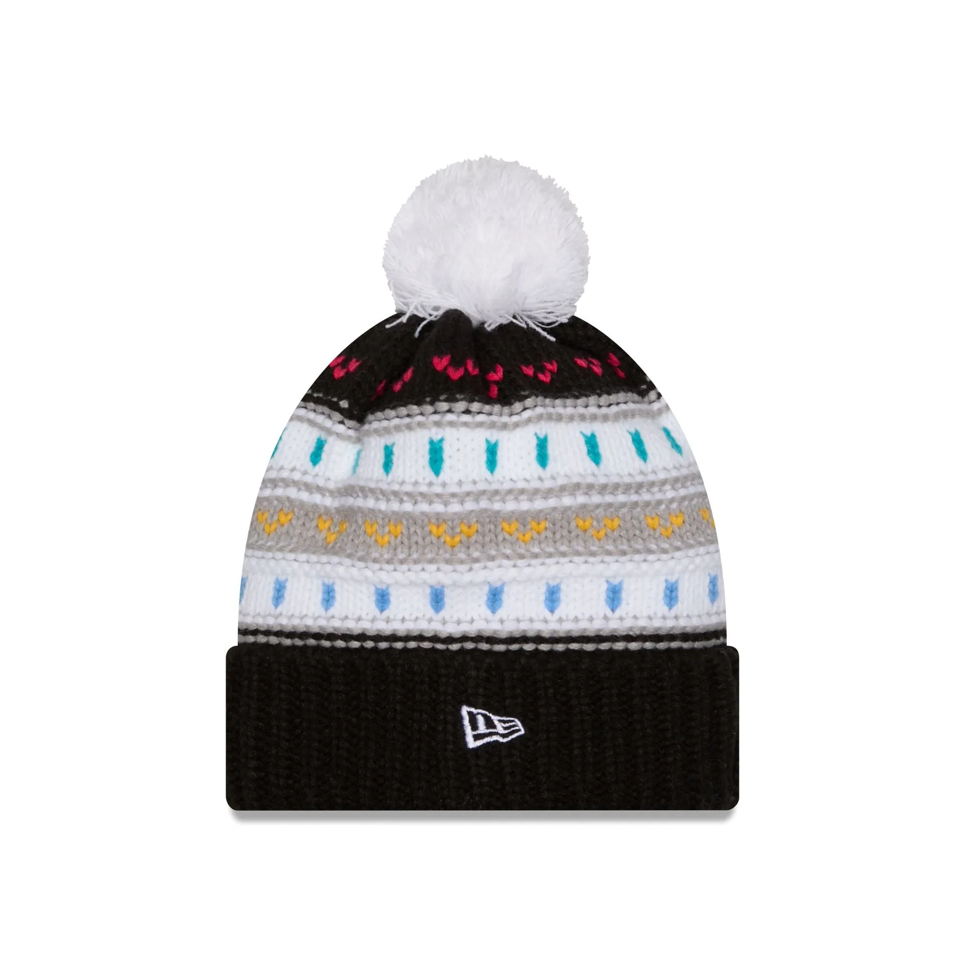 Detroit Lions 2025 Crucial Catch Women's Pom Knit Hat sold by New Era product image thumbnail 3