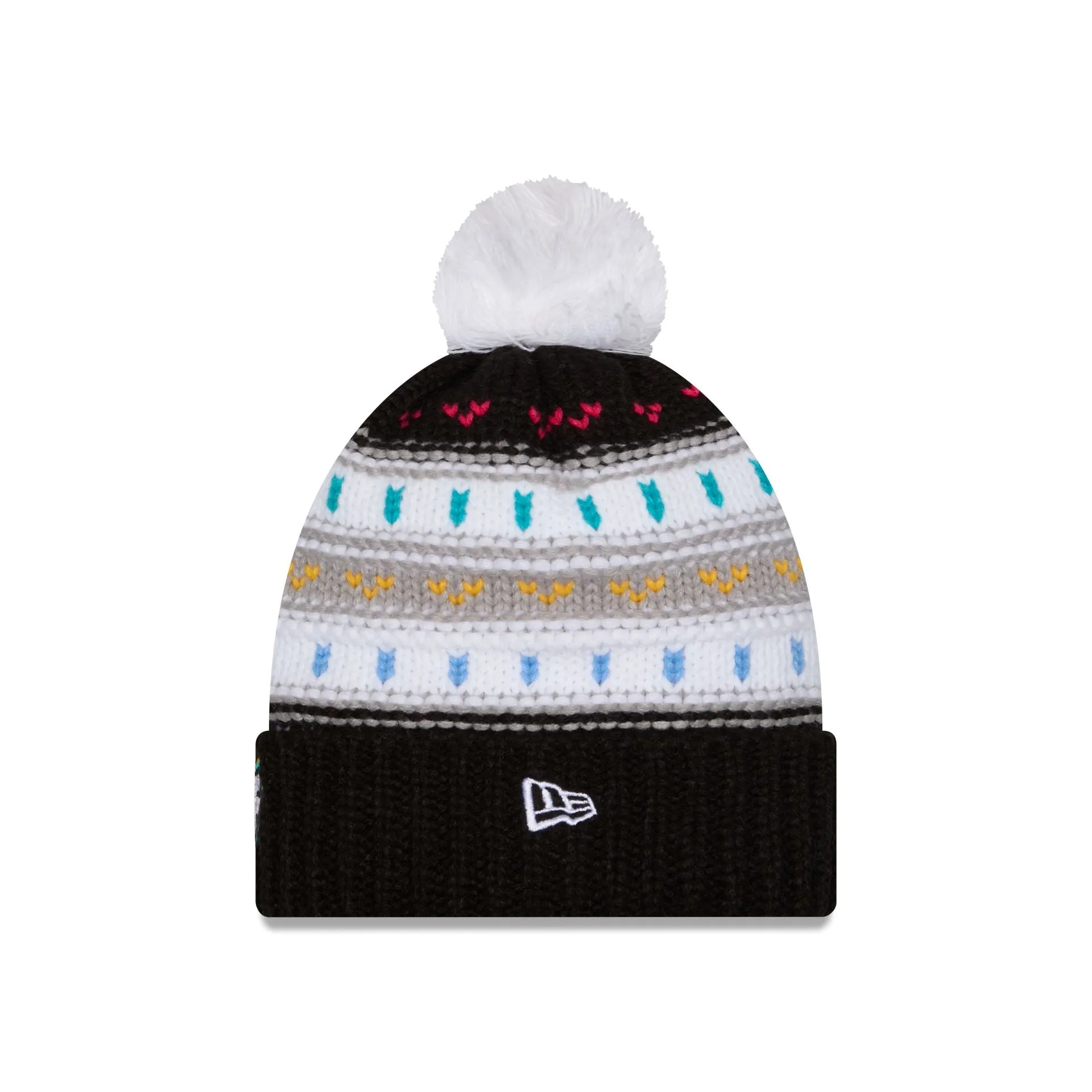 Philadelphia Eagles 2025 Crucial Catch Women's Pom Knit Hat sold by New Era product image thumbnail 3