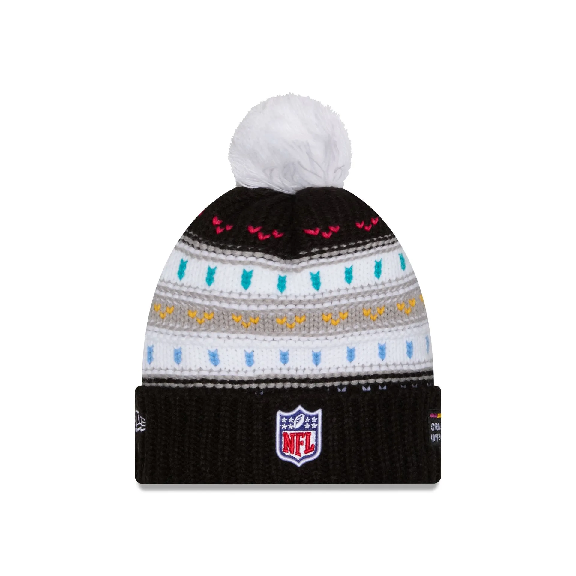 Philadelphia Eagles 2025 Crucial Catch Women's Pom Knit Hat sold by New Era product image thumbnail 4