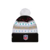 Miami Dolphins 2025 Crucial Catch Women's Pom Knit Hat sold by New Era