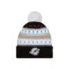 Miami Dolphins 2025 Crucial Catch Women's Pom Knit Hat sold by New Era