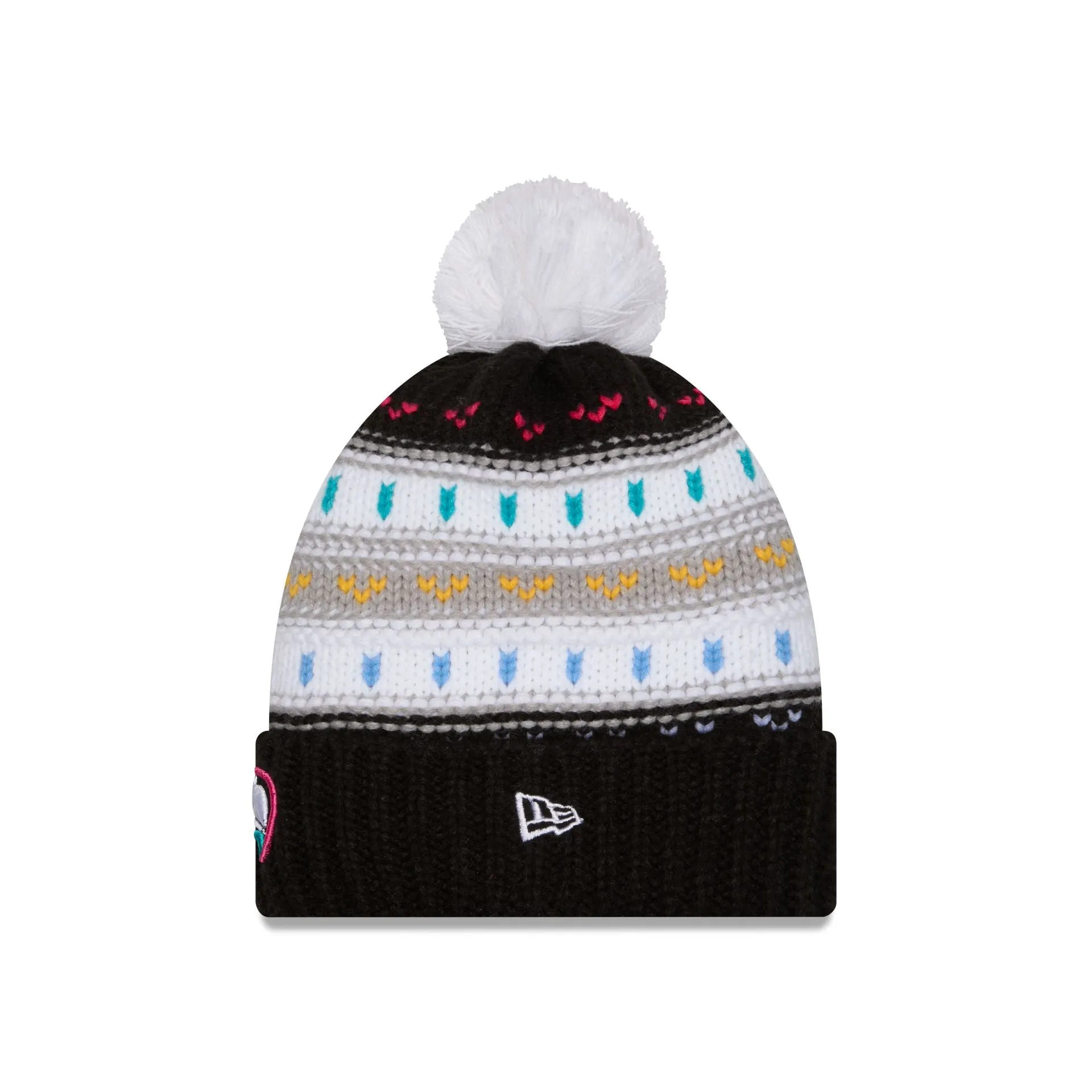 Seattle Seahawks 2025 Crucial Catch Women's Pom Knit Hat sold by New Era product image thumbnail 3