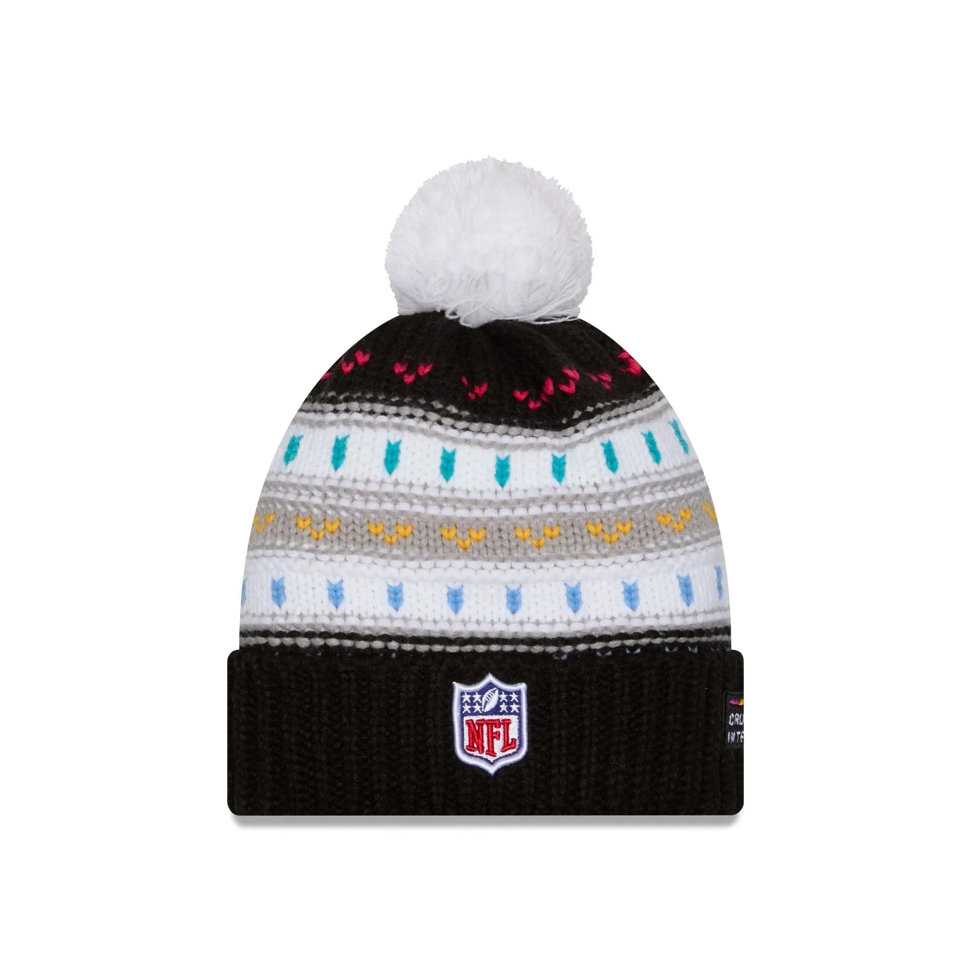 Kansas City Chiefs 2025 Crucial Catch Women's Pom Knit Hat sold by New Era product image thumbnail 4