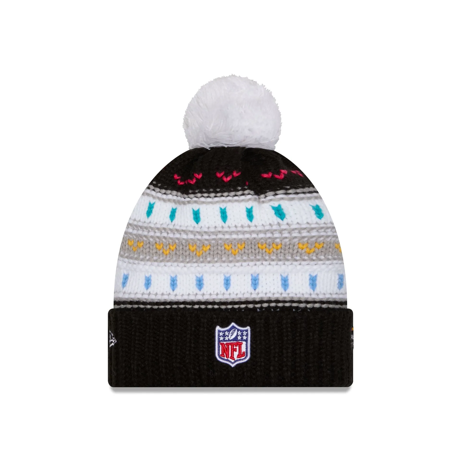 Minnesota Vikings 2025 Crucial Catch Women's Pom Knit Hat sold by New Era product image thumbnail 4
