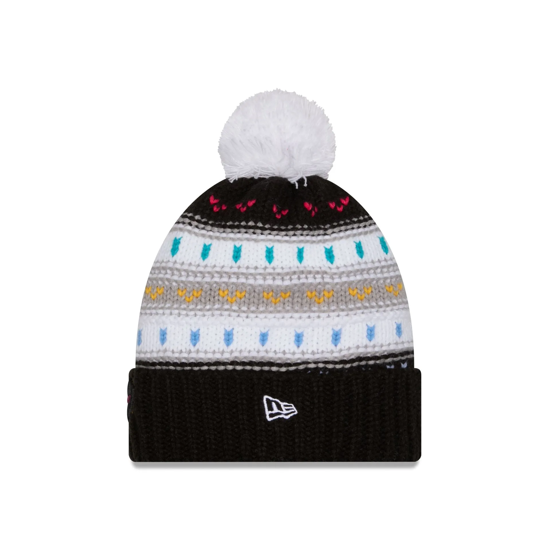 Buffalo Bills 2025 Crucial Catch Women's Pom Knit Hat sold by New Era product image thumbnail 3