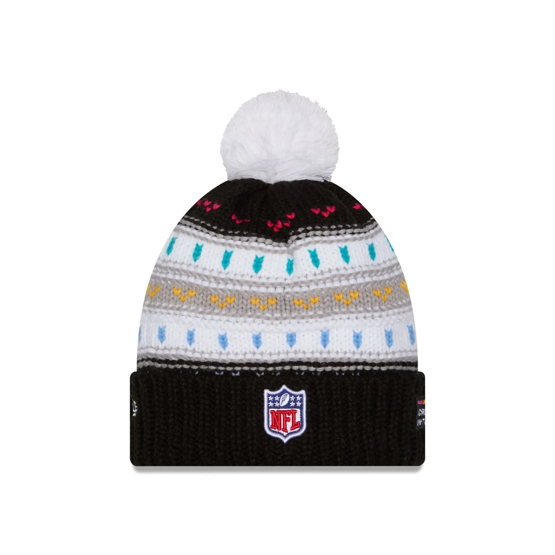Buffalo Bills 2025 Crucial Catch Women's Pom Knit Hat sold by New Era product image thumbnail 4