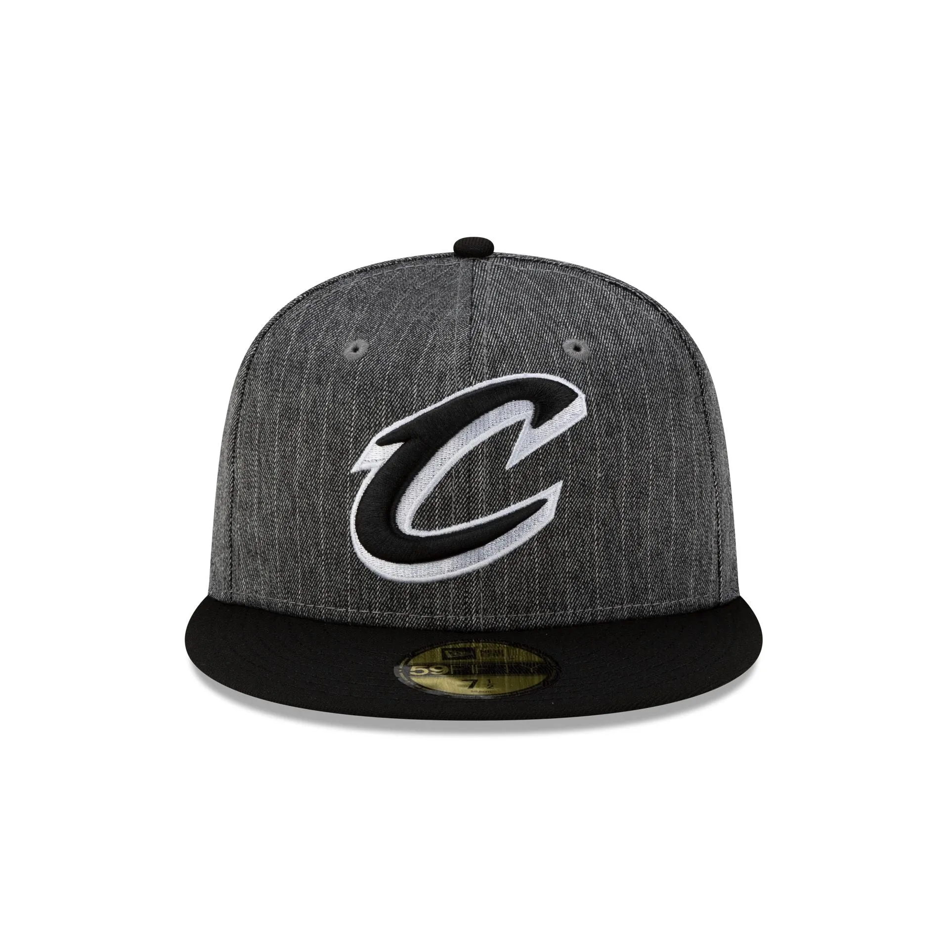 Just Caps Black Pinstripe Cleveland Cavaliers 59FIFTY Fitted Hat sold by New Era product image thumbnail 2