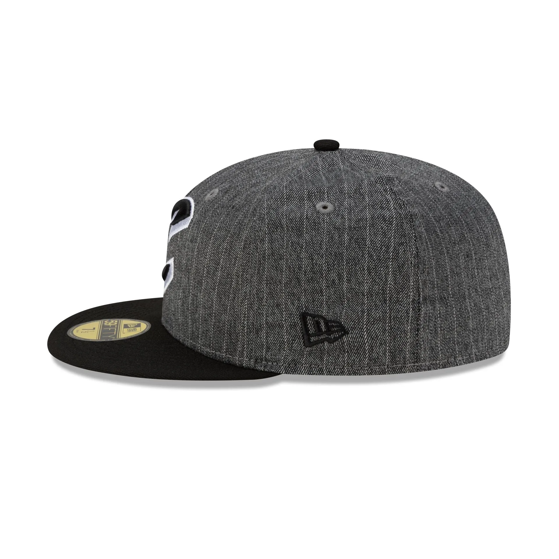 Just Caps Black Pinstripe Cleveland Cavaliers 59FIFTY Fitted Hat sold by New Era product image thumbnail 4