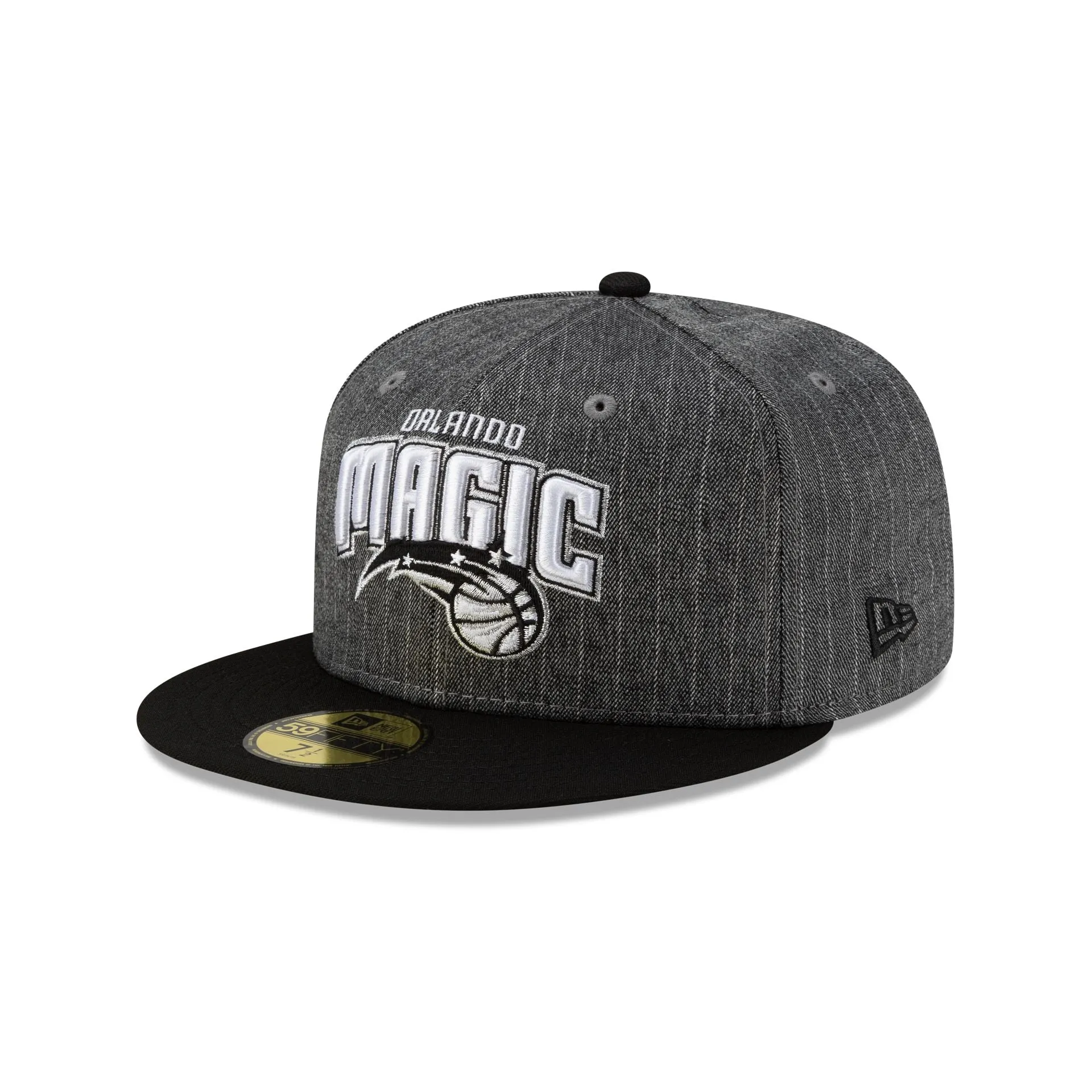 Just Caps Black Pinstripe Orlando Magic 59FIFTY Fitted Hat sold by New Era