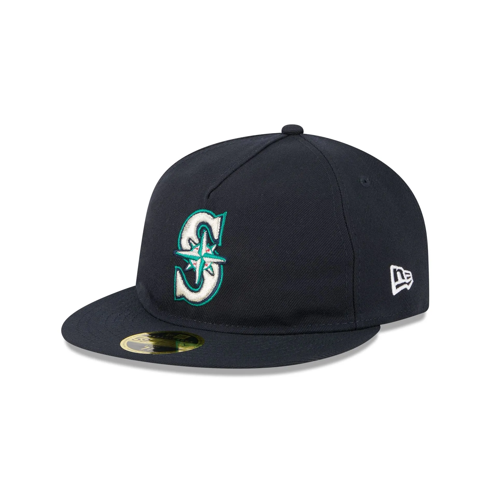 Seattle Mariners Easy Retro Crown 59FIFTY A-Frame Fitted Hat sold by New Era