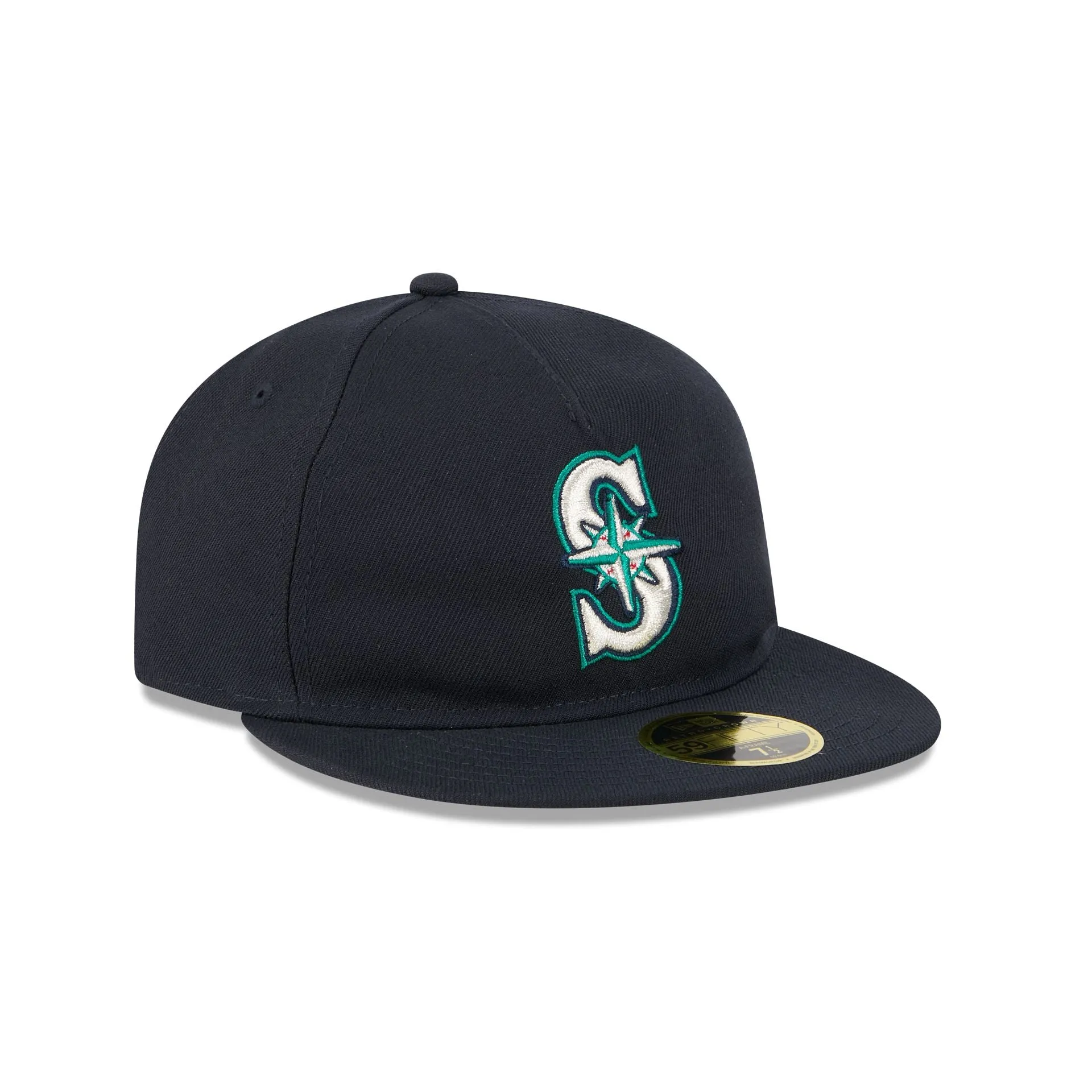 Seattle Mariners Easy Retro Crown 59FIFTY A-Frame Fitted Hat sold by New Era product image thumbnail 3