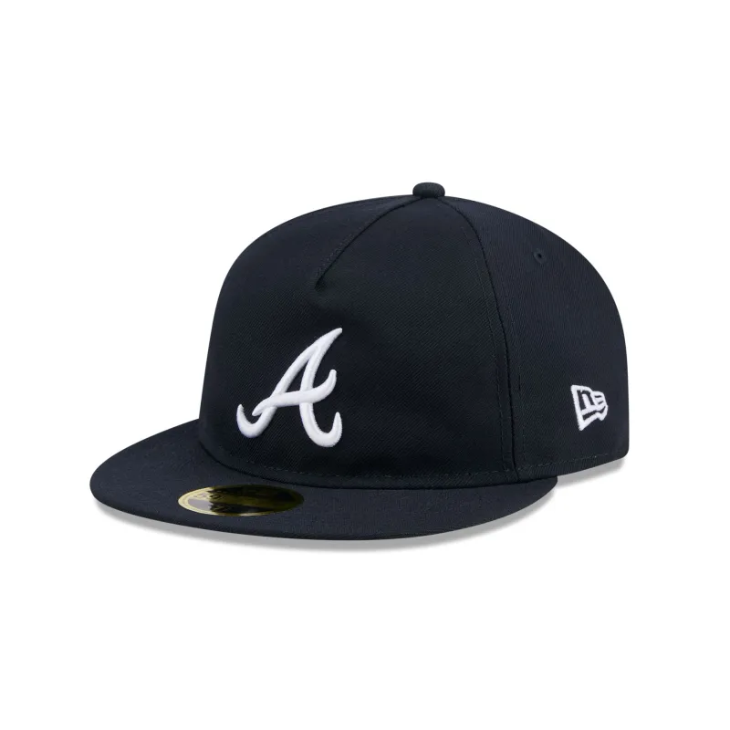 Atlanta Braves Easy Retro Crown 59FIFTY A-Frame Fitted Hat sold by New Era