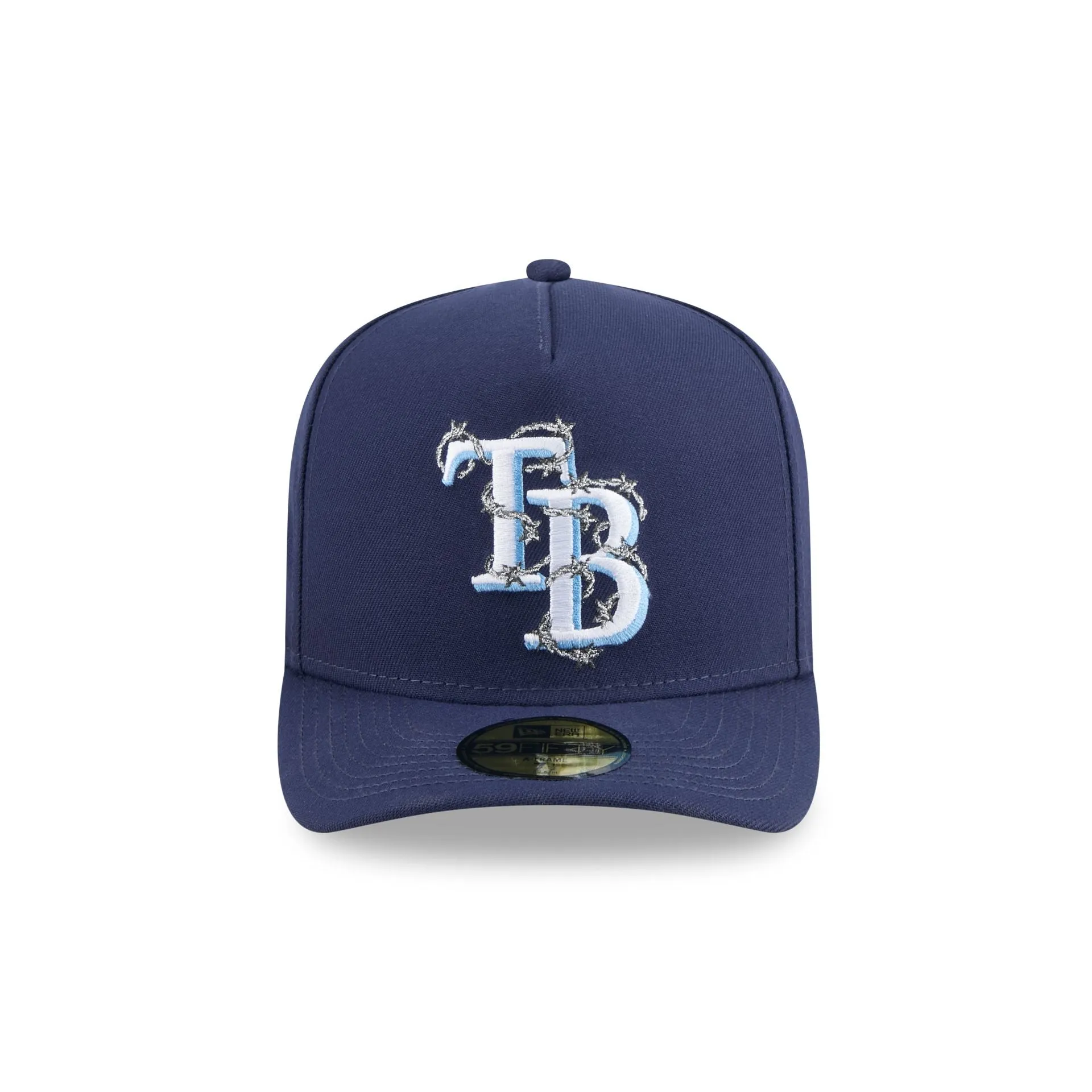 Tampa Bay Rays Barbed Wire 59FIFTY A-Frame Fitted Hat sold by New Era product image thumbnail 2