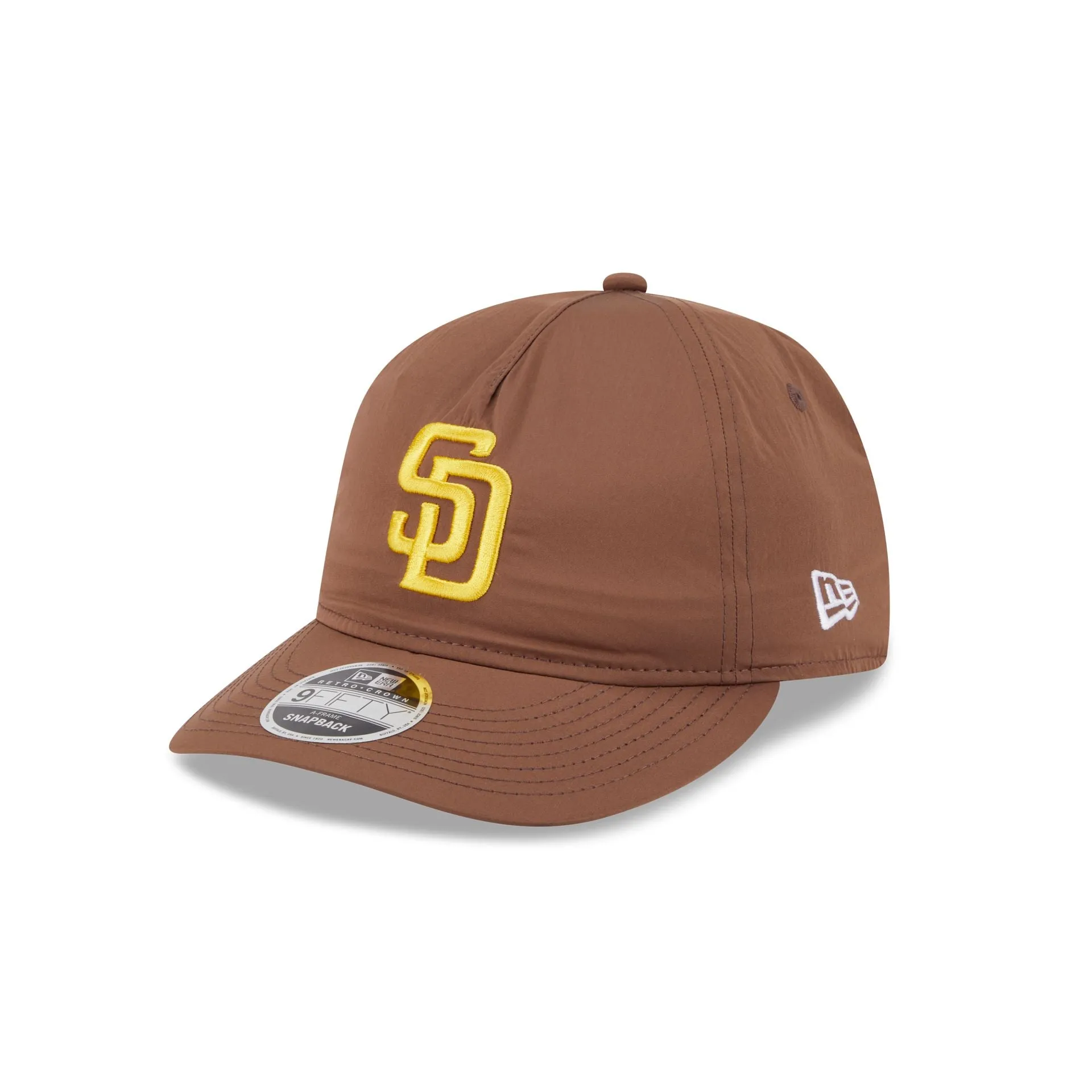 San Diego Padres Nylon Retro Crown 9FIFTY A-Frame Snapback Hat sold by New Era