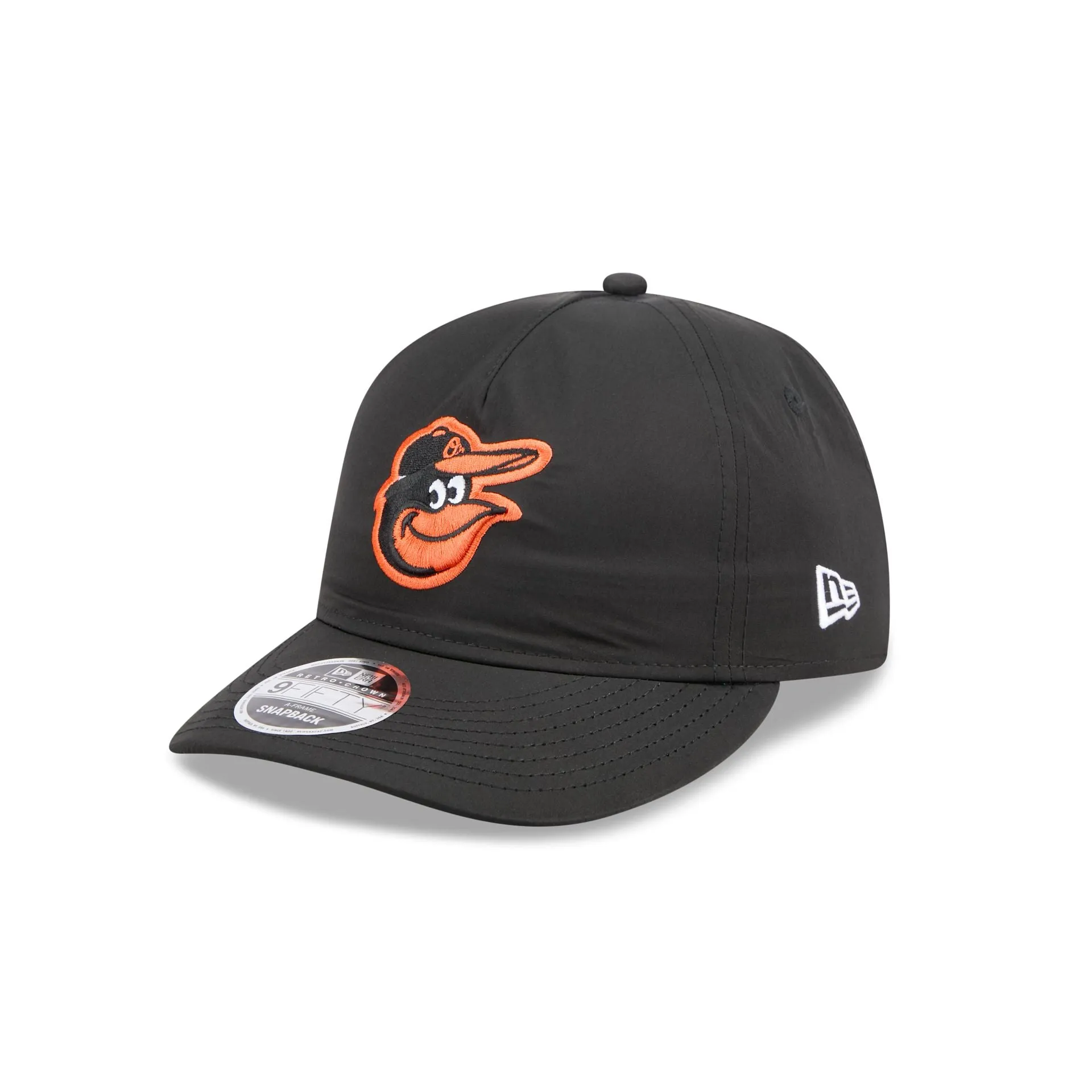 Baltimore Orioles Nylon Retro Crown 9FIFTY A-Frame Snapback Hat sold by New Era
