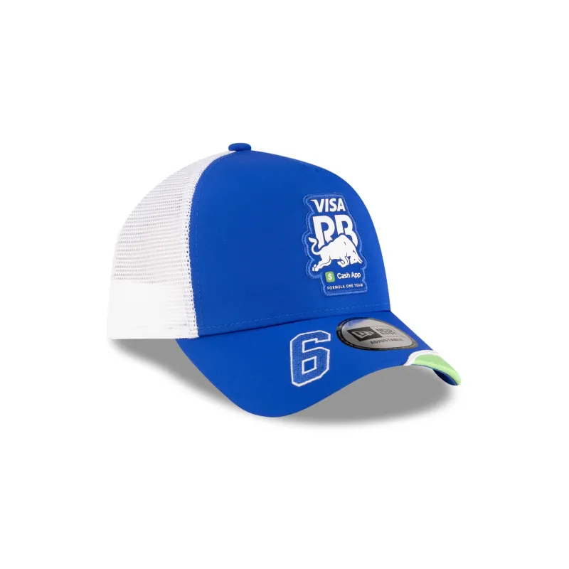 Visa Cash App Racing Bulls 2025 Las Vegas Race Special Isack Hadjar 9FORTY A-Frame Trucker Hat made by New Era