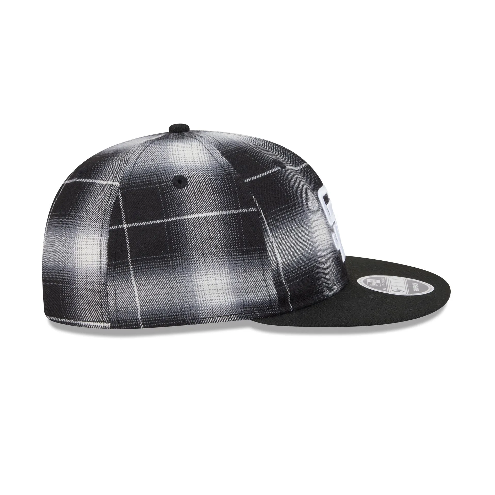 San Diego Padres Black and White Plaid Retro Crown 9FIFTY Snapback Hat sold by New Era product image thumbnail 5