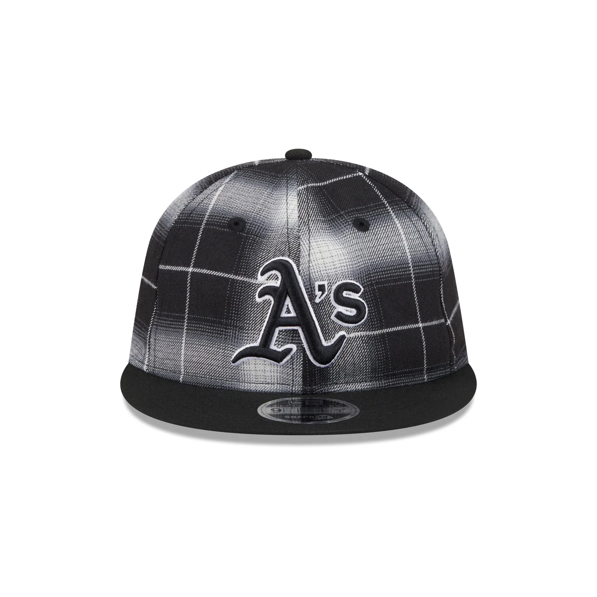 Athletics Black and White Plaid Retro Crown 9FIFTY Snapback Hat sold by New Era product image thumbnail 2