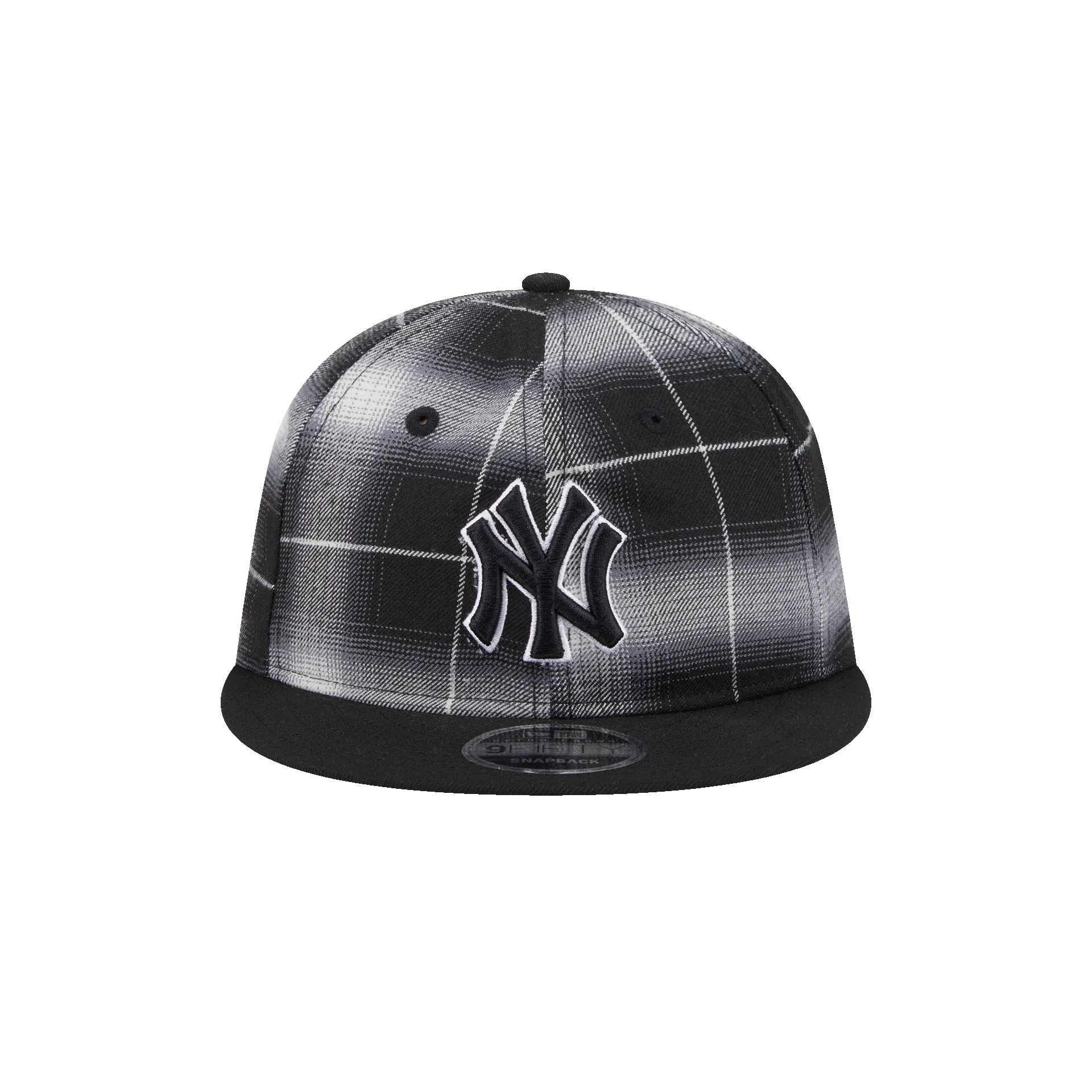 New York Yankees Black and White Plaid Retro Crown 9FIFTY Snapback Hat sold by New Era product image thumbnail 2