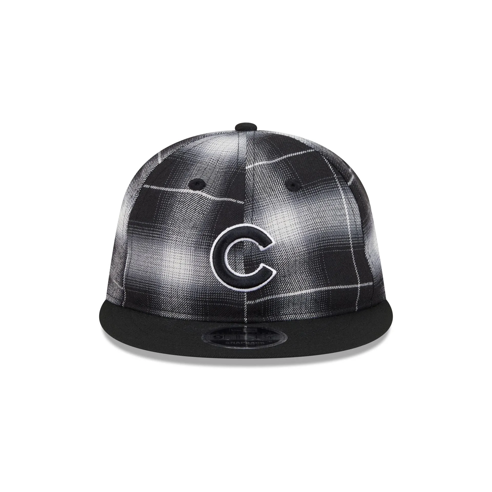 Chicago Cubs Black and White Plaid Retro Crown 9FIFTY Snapback Hat sold by New Era product image thumbnail 2