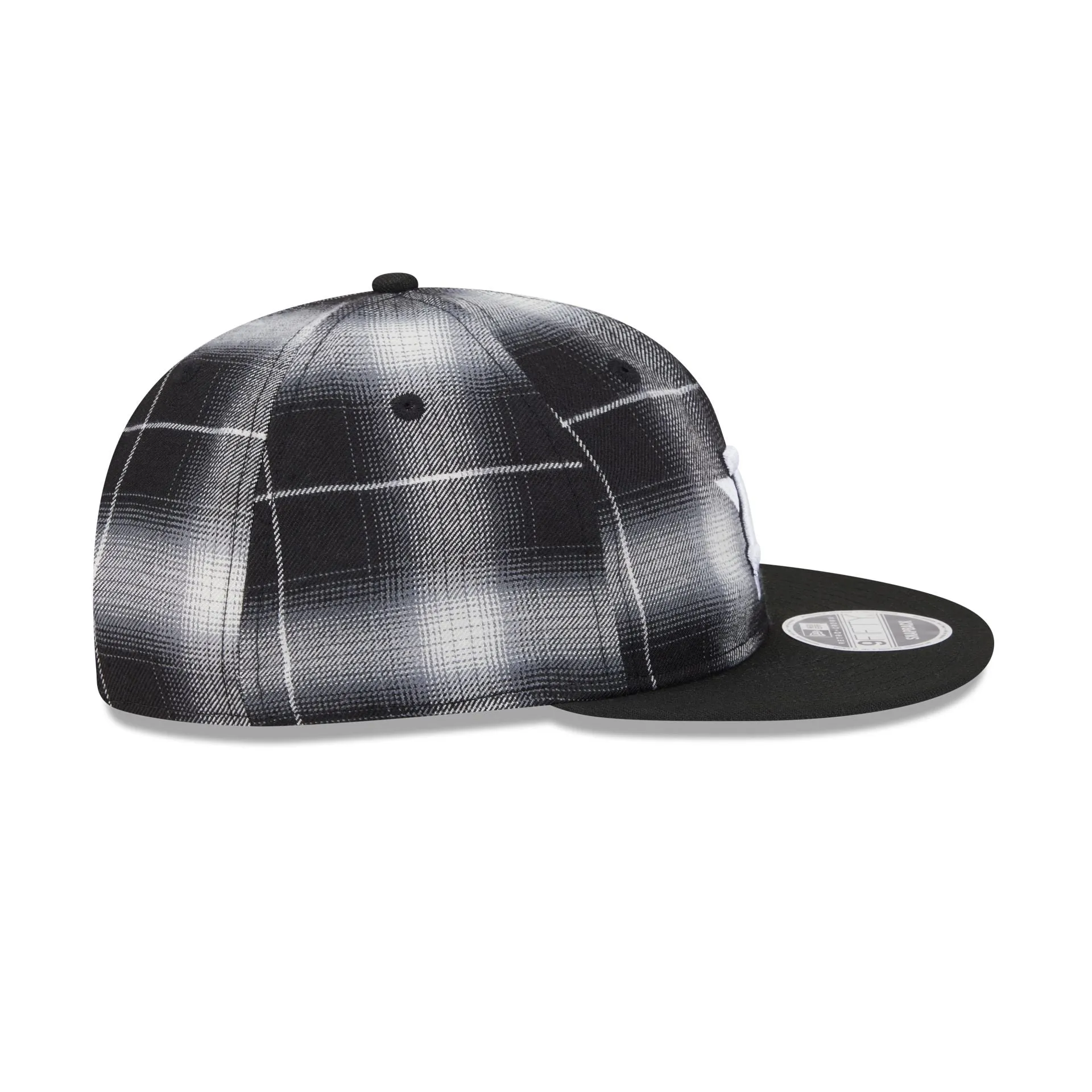 Houston Astros Black and White Plaid Retro Crown 9FIFTY Snapback Hat sold by New Era product image thumbnail 5