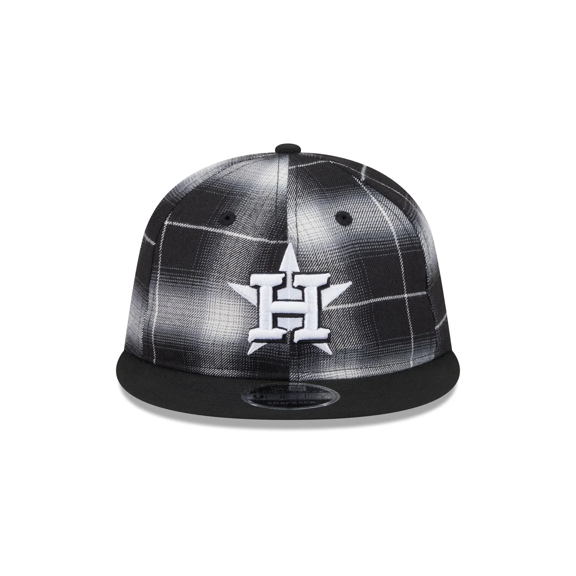 Houston Astros Black and White Plaid Retro Crown 9FIFTY Snapback Hat sold by New Era product image thumbnail 2