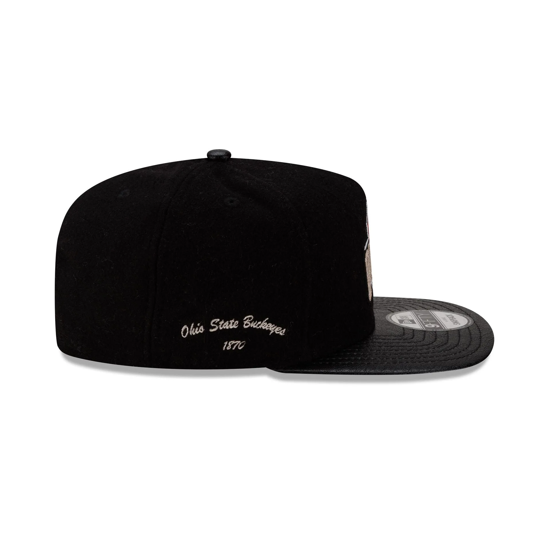 Ohio State Buckeyes Wool Letterman 9FIFTY A-Frame Snapback Hat sold by New Era product image thumbnail 4