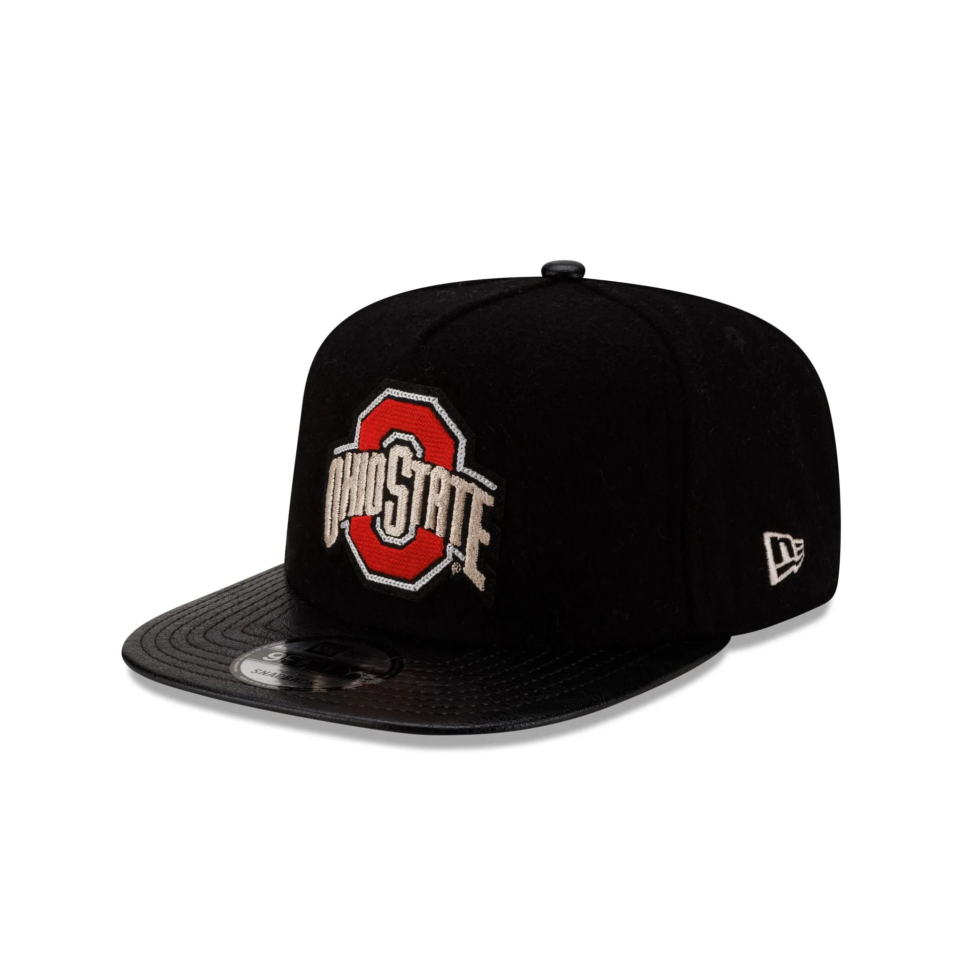 Ohio State Buckeyes Wool Letterman 9FIFTY A-Frame Snapback Hat sold by New Era product image thumbnail 3