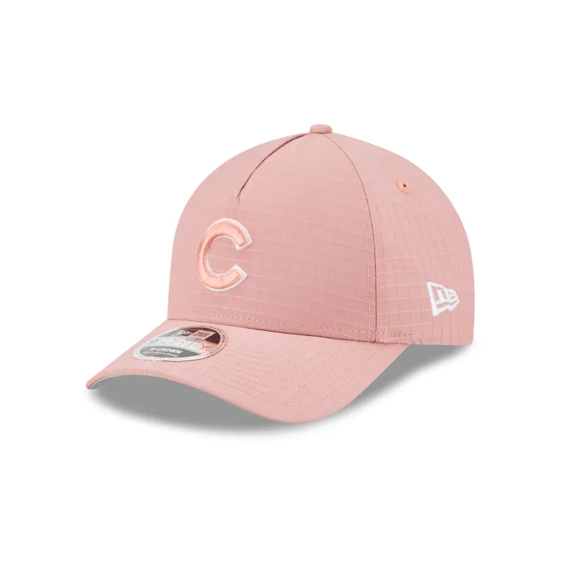Chicago Cubs Pink Ripstop 9FORTY M-Crown A-Frame Snapback Hat sold by New Era