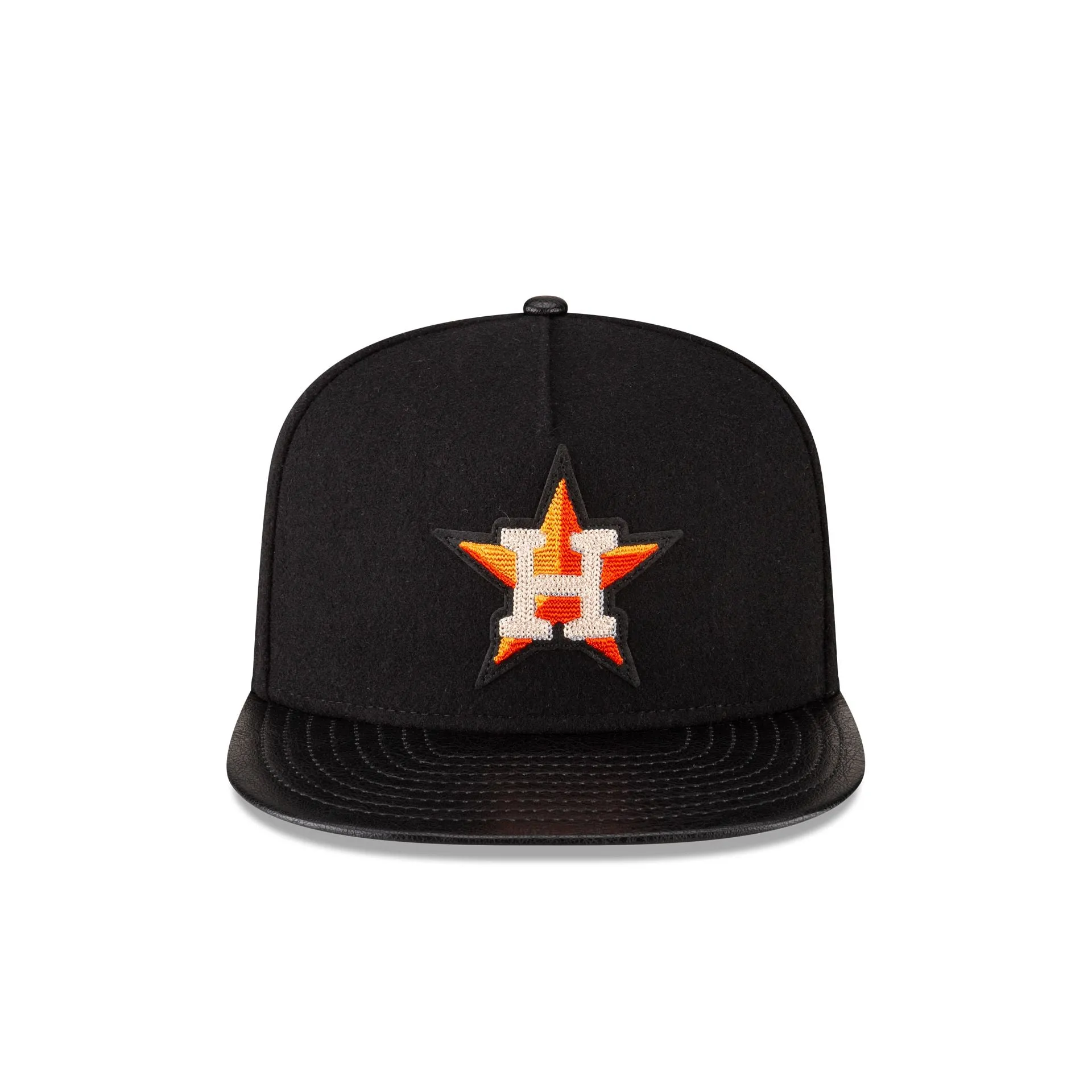 Houston Astros Wool Letterman 9FIFTY A-Frame Snapback Hat sold by New Era product image thumbnail 2
