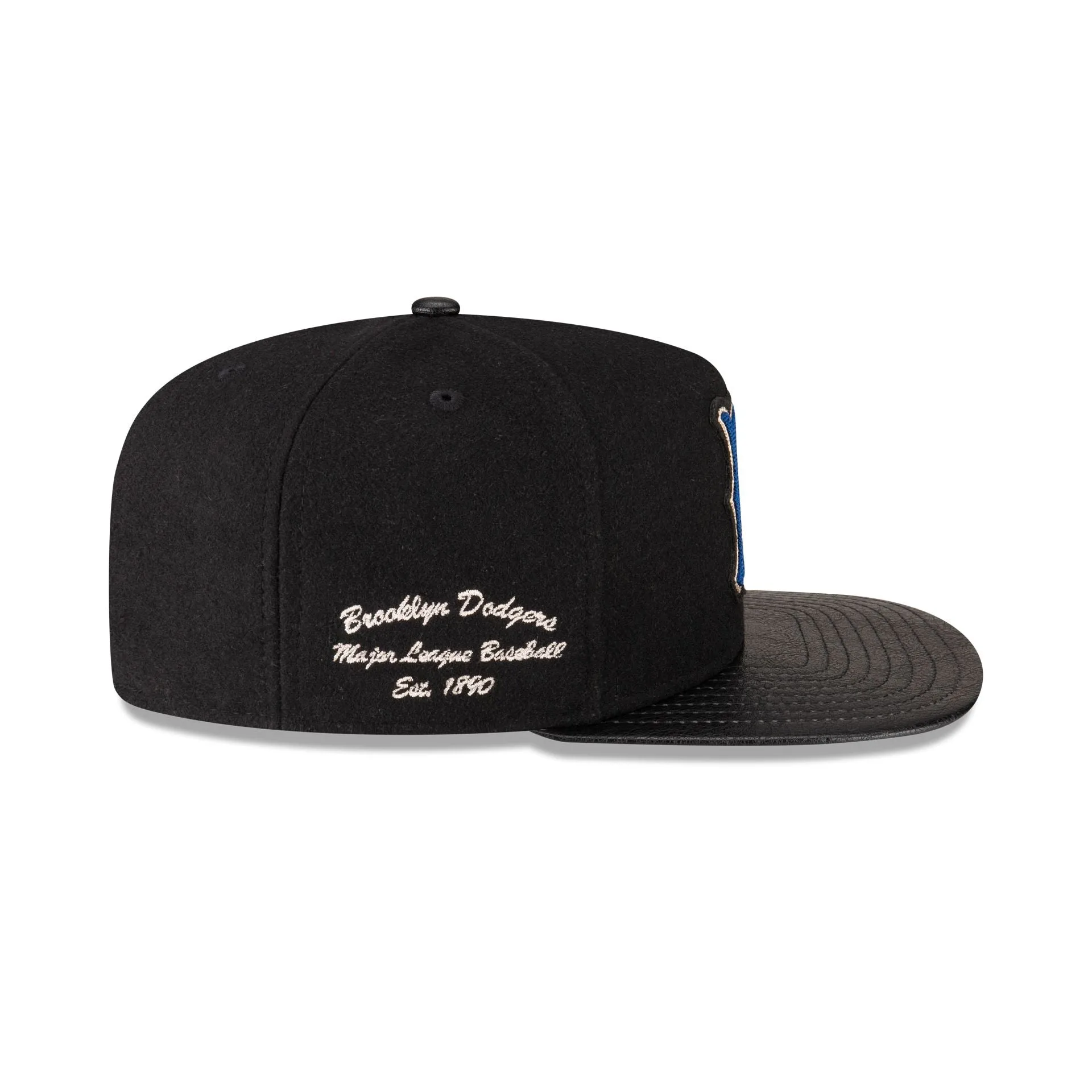 Brooklyn Dodgers Wool Letterman 9FIFTY A-Frame Snapback Hat sold by New Era product image thumbnail 4