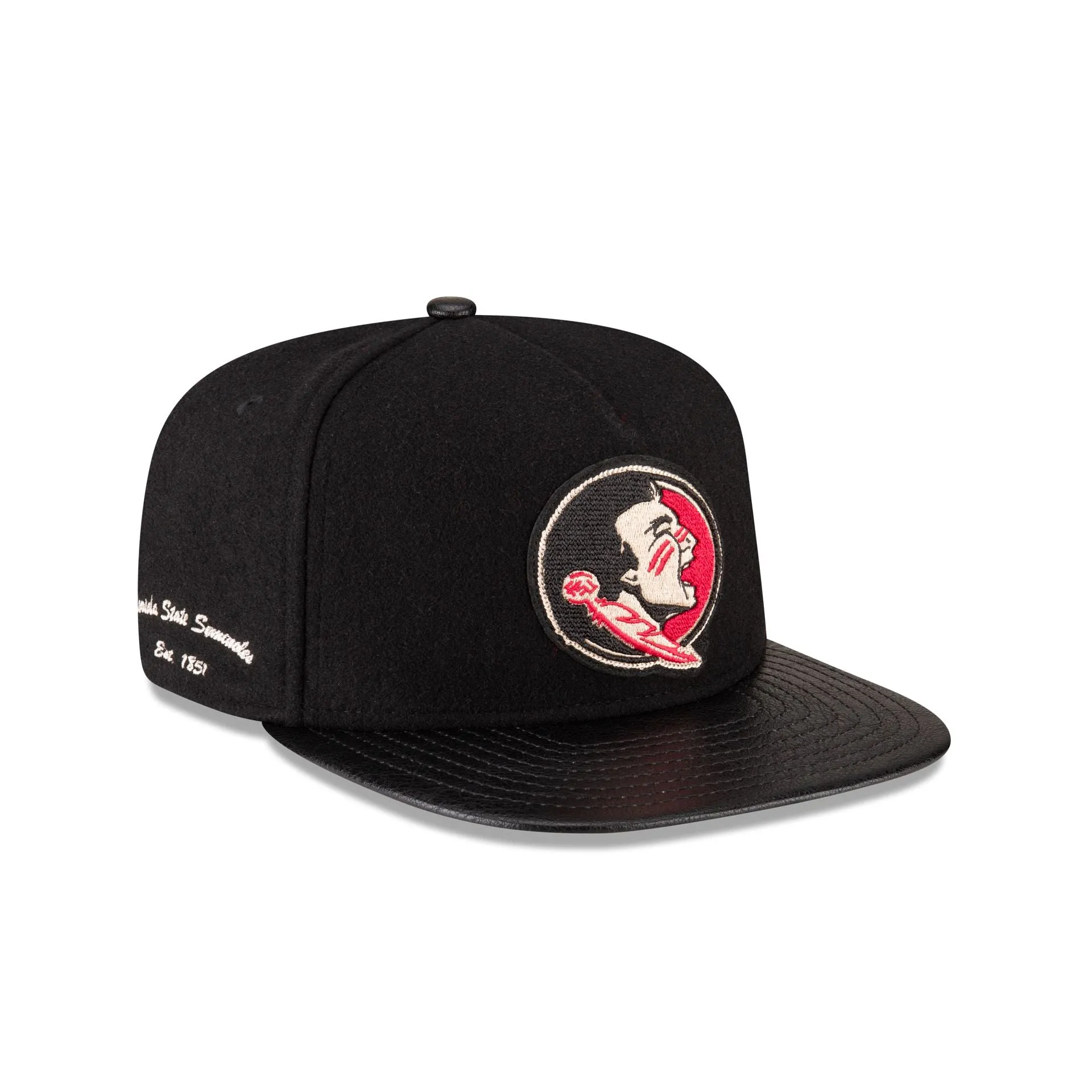 Florida State Seminoles Wool Letterman 9FIFTY A-Frame Snapback Hat sold by New Era
