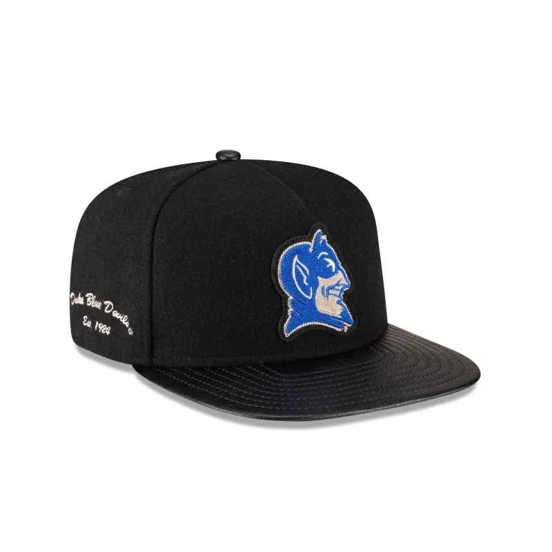 Duke Blue Devils Wool Letterman 9FIFTY A-Frame Snapback Hat sold by New Era