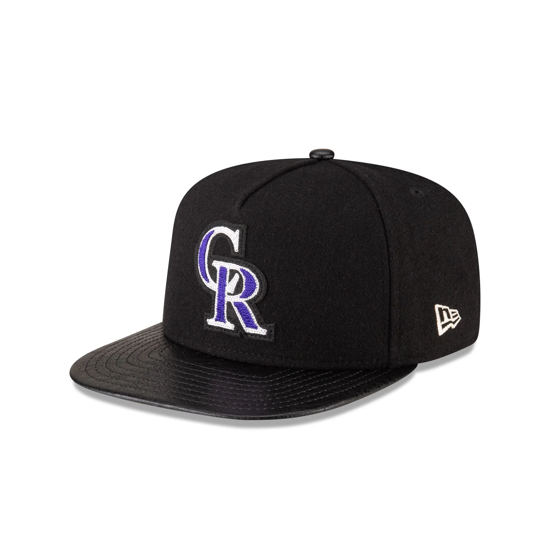 Colorado Rockies Wool Letterman 9FIFTY A-Frame Snapback Hat sold by New Era product image thumbnail 3