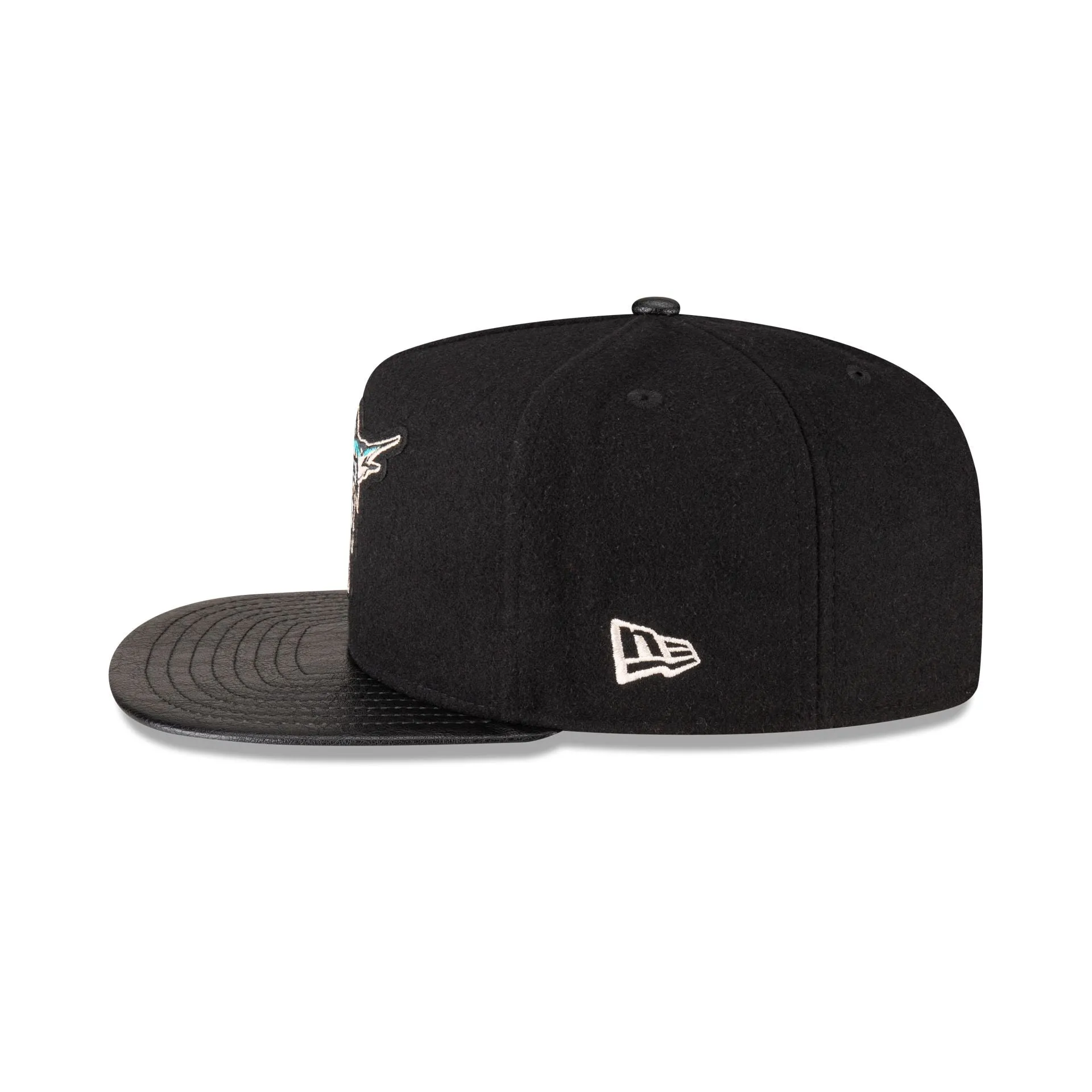 Miami Marlins Wool Letterman 9FIFTY A-Frame Snapback Hat sold by New Era product image thumbnail 5