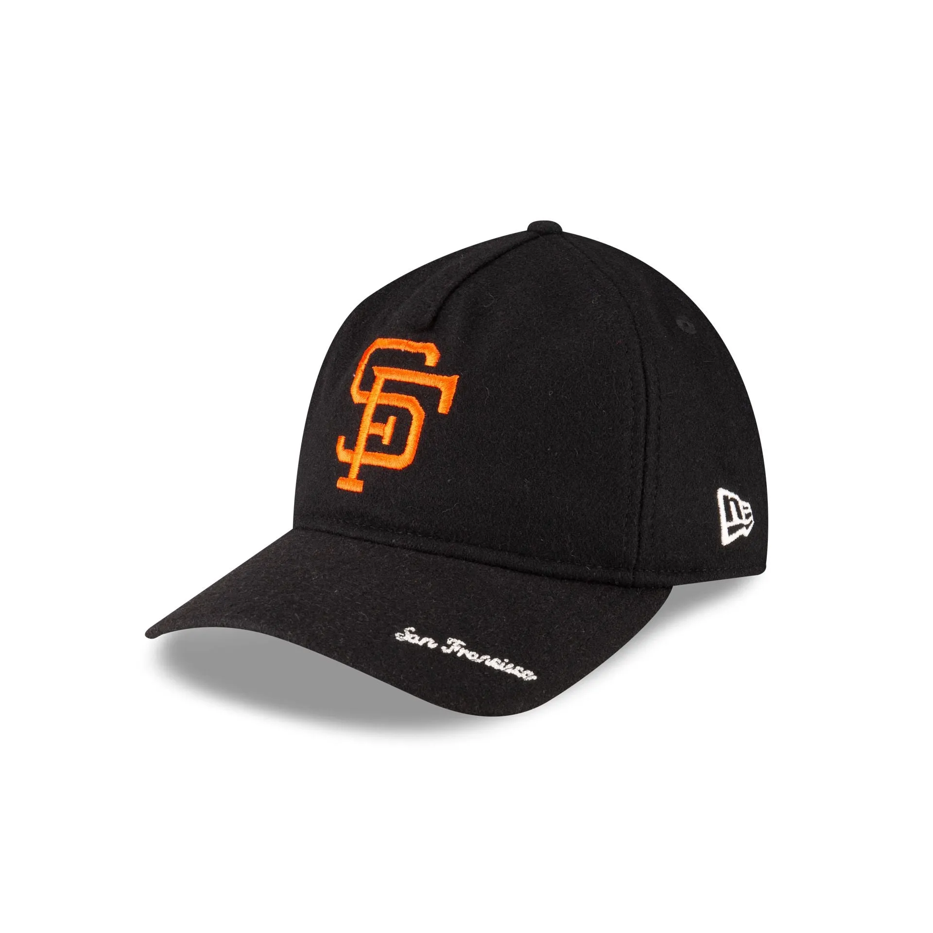 San Francisco Giants Wool Letterman 9TWENTY A-Frame Adjustable Hat Adjustable Hat sold by New Era
