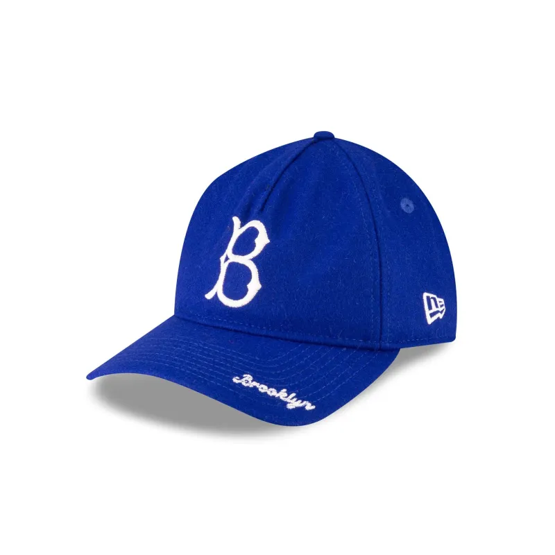 Brooklyn Dodgers Wool Letterman 9TWENTY A-Frame Adjustable Hat Adjustable Hat sold by New Era