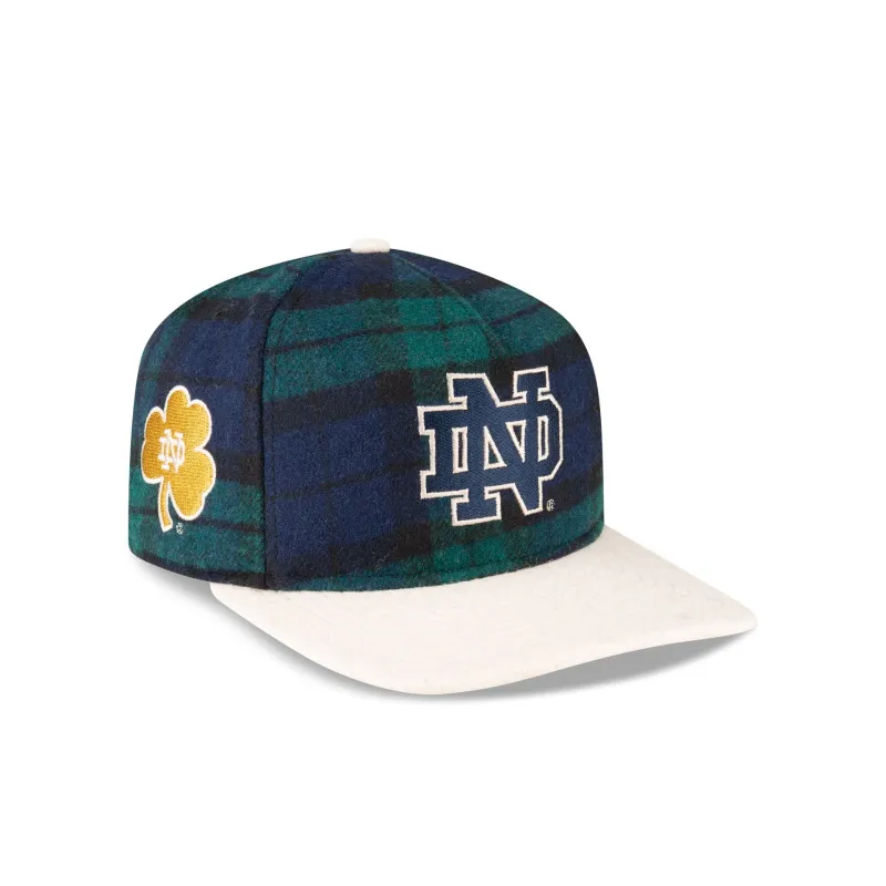 Notre Dame Fighting Irish Plaid Letterman 19TWENTY Adjustable Hat sold by New Era
