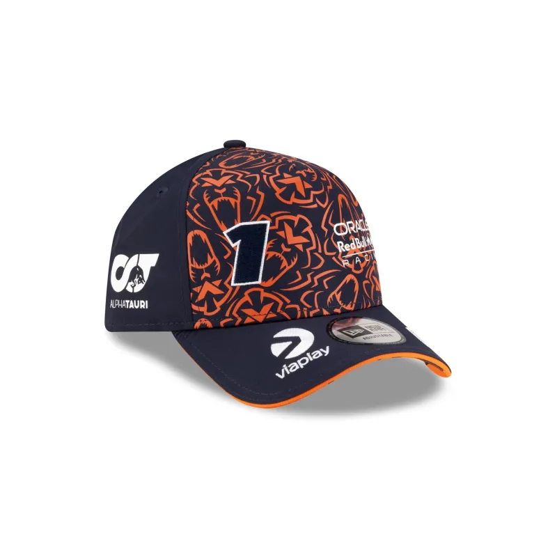 2025 Austria Race Special Oracle Red Bull Racing Max Verstappen 9FORTY A-Frame Snapback Hat sold by New Era