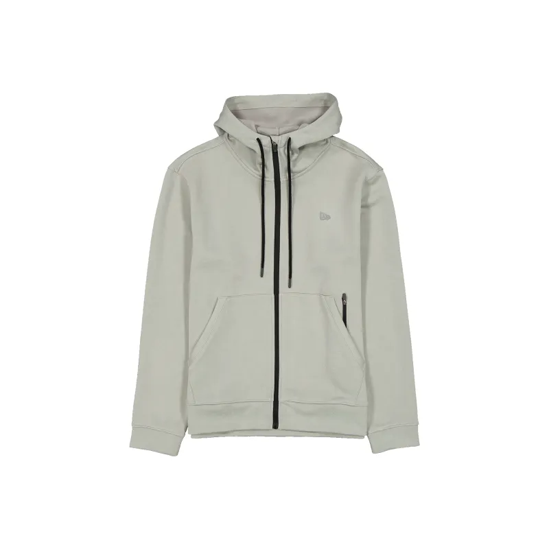 New Era Branded Train Heather Gray Full-Zip Hoodie sold by New Era
