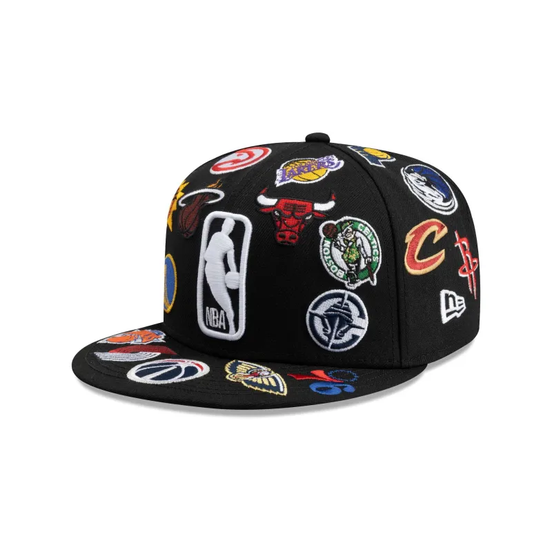 NBA Logo Scramble 59FIFTY Fitted Hat made by New Era
