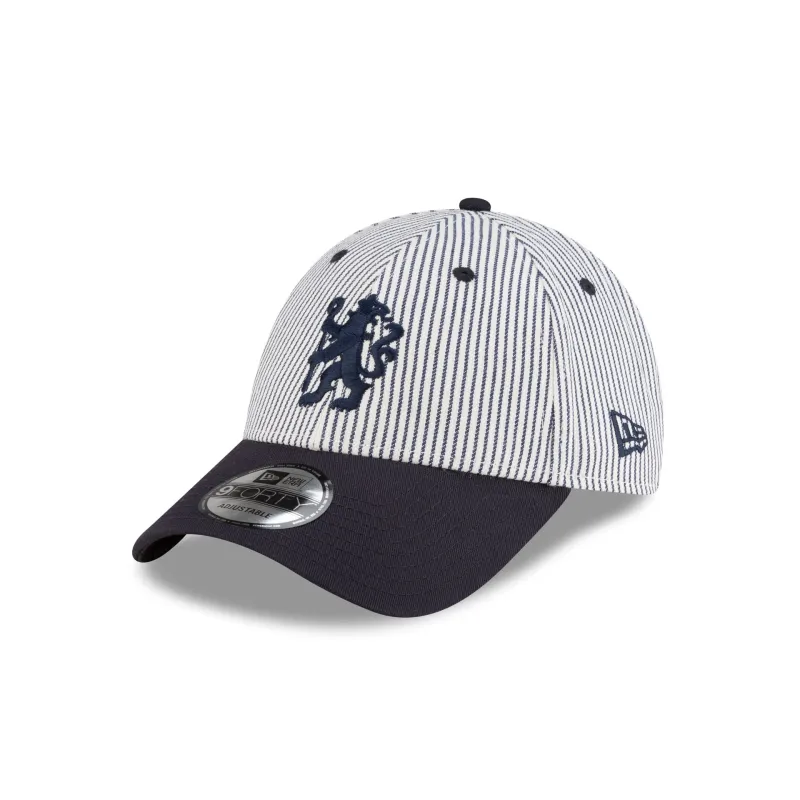 Chelsea FC Pinstripe 9FORTY Adjustable Hat sold by New Era