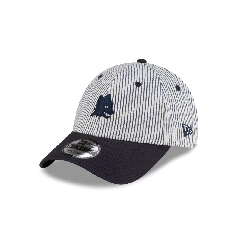 AS Roma Pinstripe 9FORTY Adjustable Hat sold by New Era