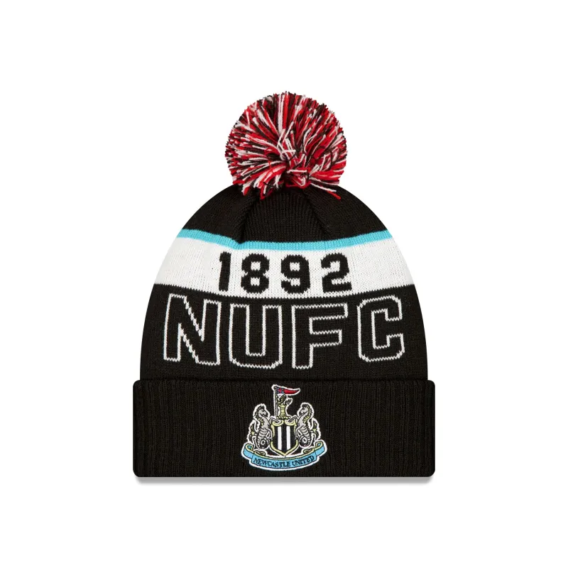 Newcastle United FC Sport Pom Knit Hat sold by New Era