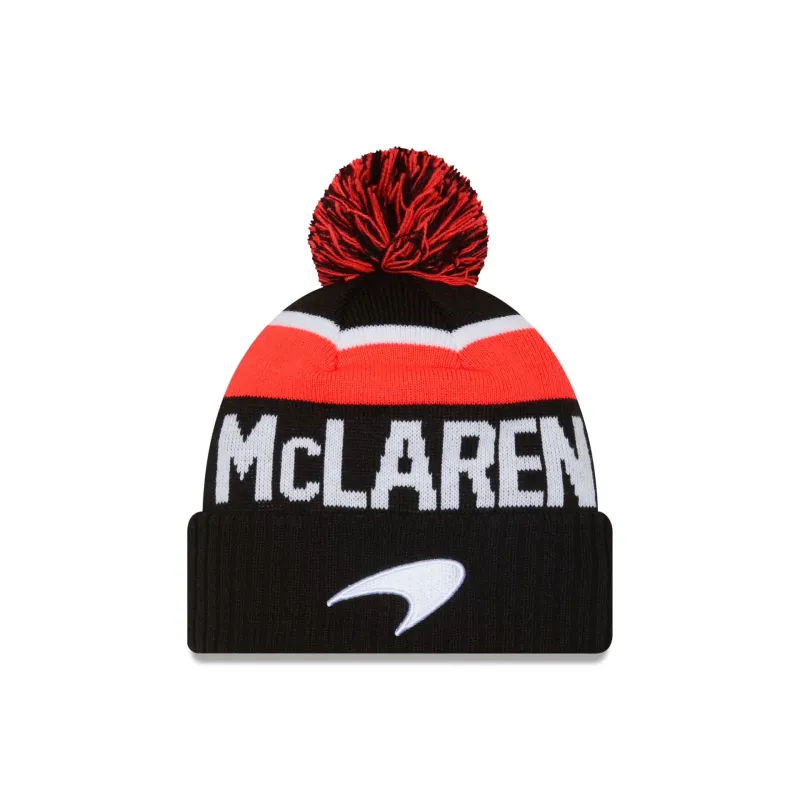 McLaren Formula 1 Team Sport Pom Knit Hat sold by New Era