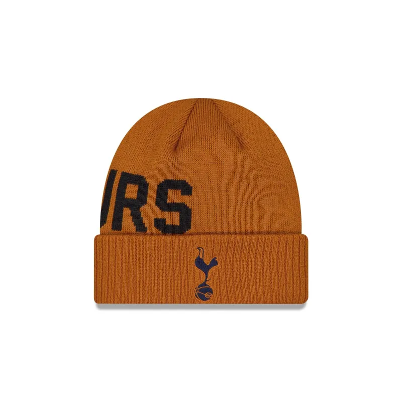 Tottenham Hotspur FC Wordmark Cuff Knit Beanie sold by New Era