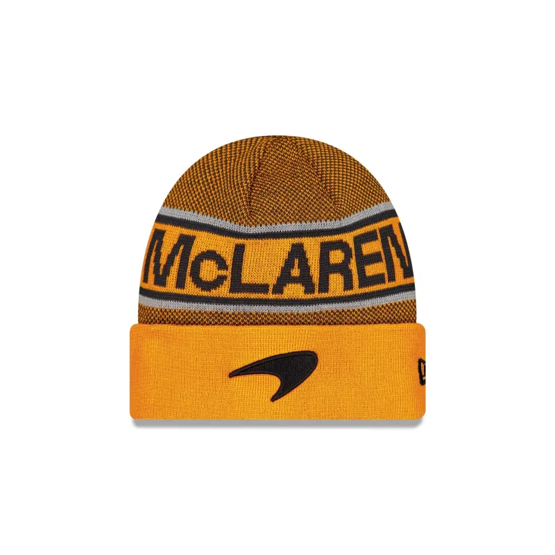 McLaren Formula 1 Team Cuff Knit Beanie made by New Era