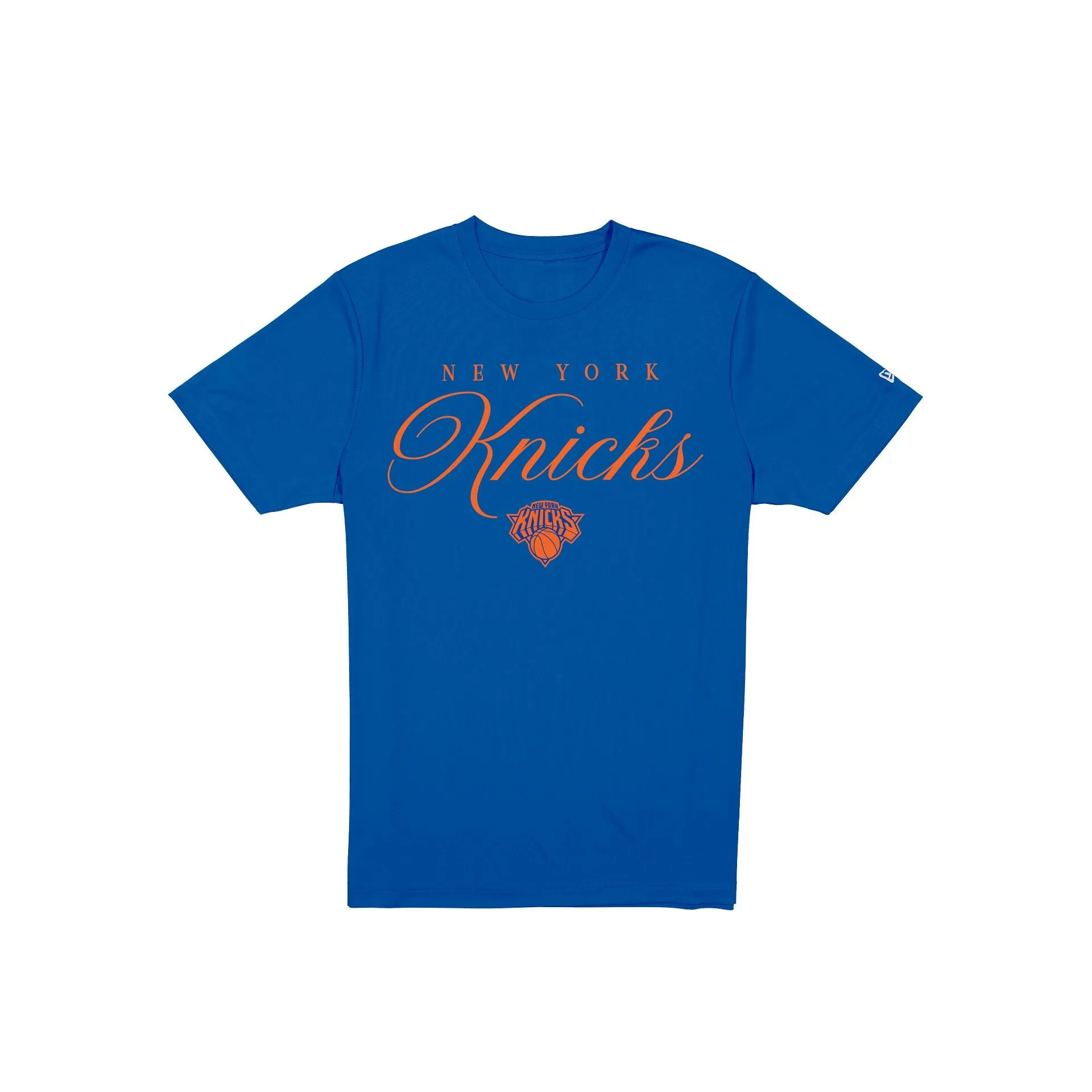 New York Knicks 2025 NBA Playoff Blue T-Shirt sold by New Era