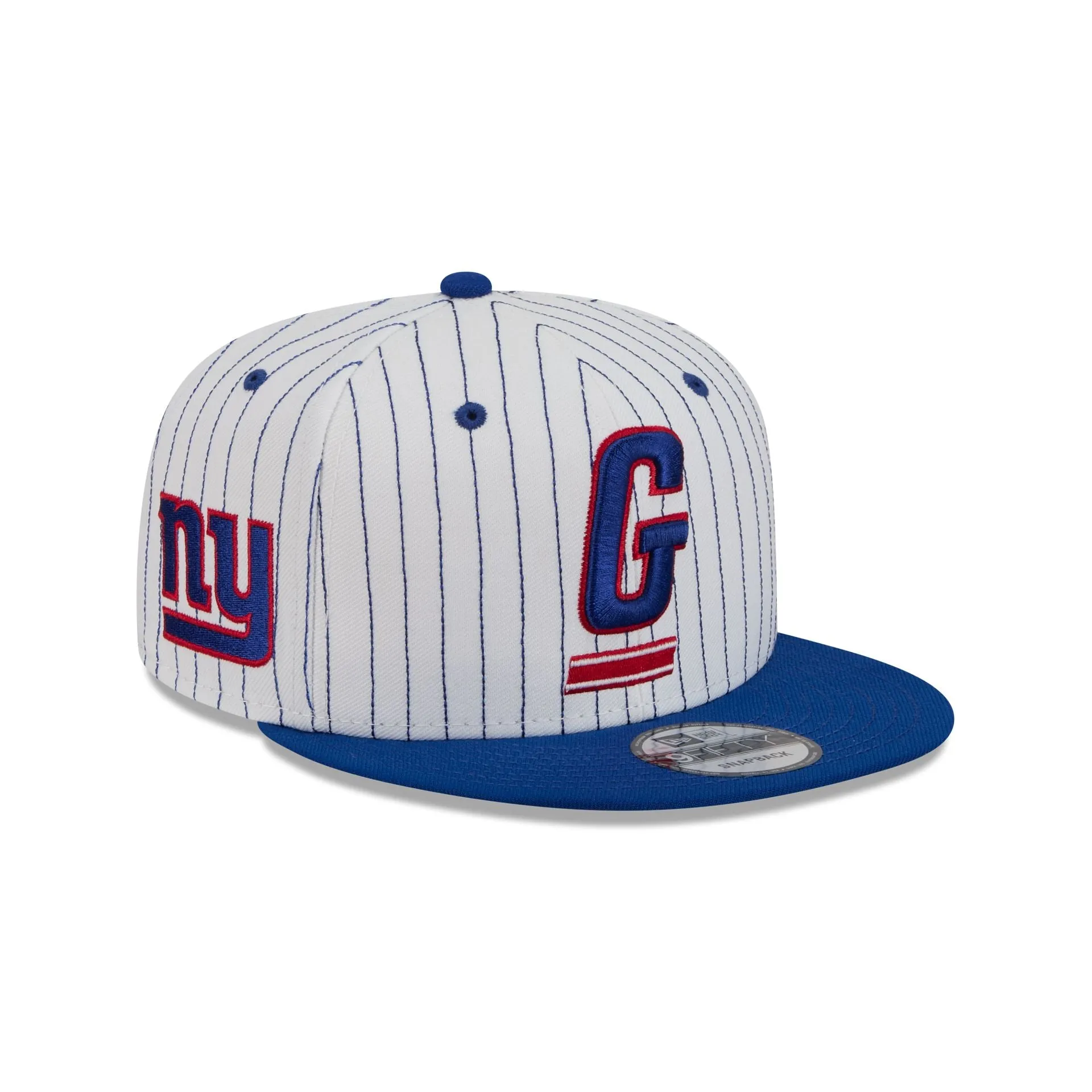New York Giants Deceptor Pinstripe 9FIFTY Snapback Hat sold by New Era