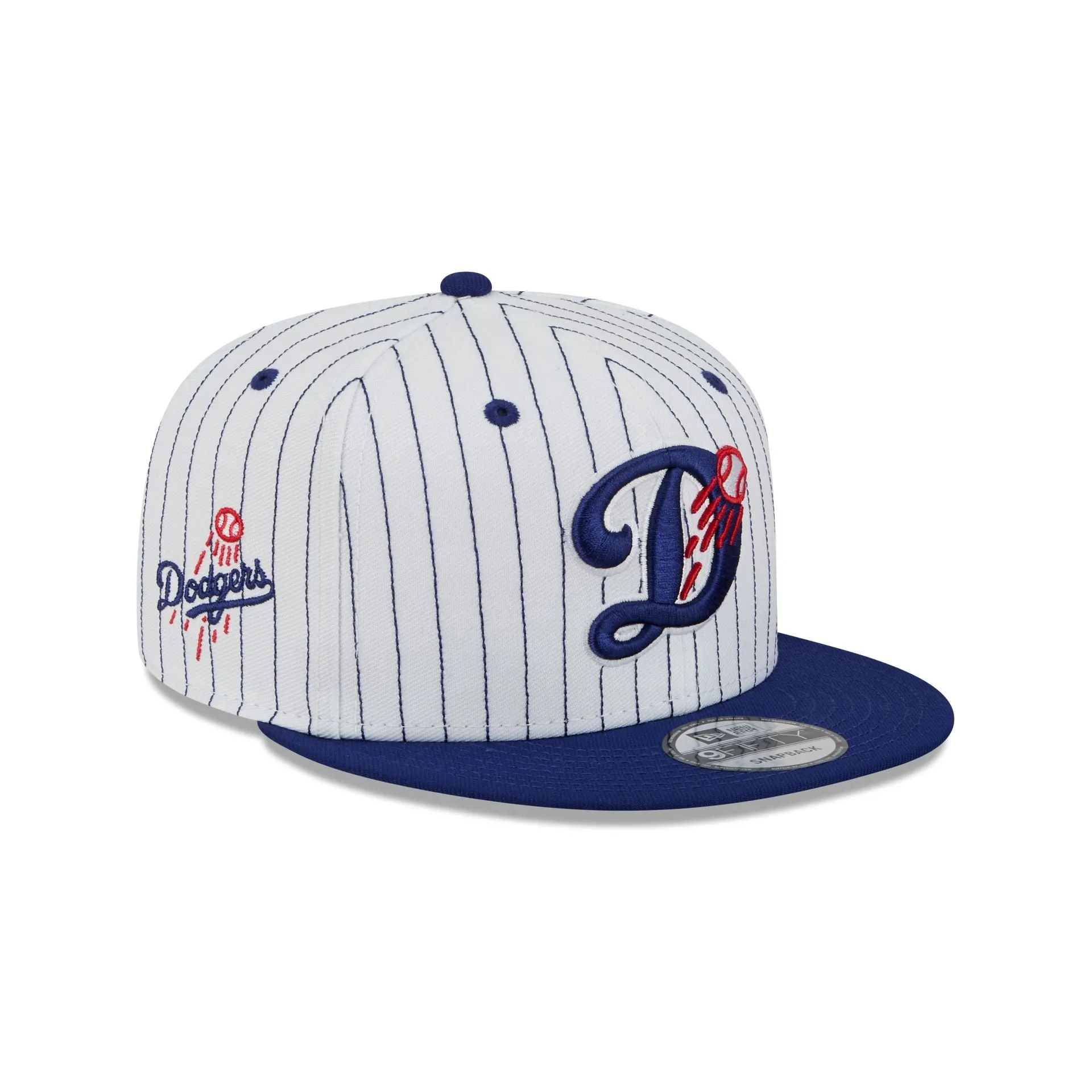 Los Angeles Dodgers Deceptor Pinstripe 9FIFTY Snapback Hat sold by New Era